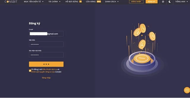 Đánh giá những tính năng của sàn Coinsbit.io