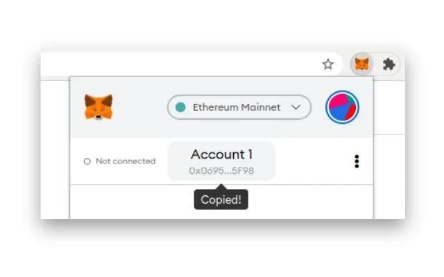 Nhận ví để claim nhận Spark Token