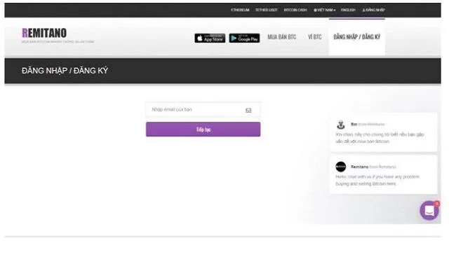 Nhập địa chỉ email