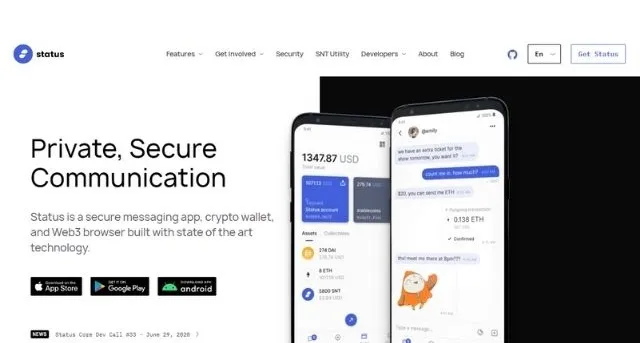 Những trang web, địa chỉ chính thức cung cấp thông tin của Status (SNT)