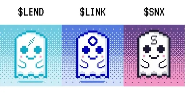 Aavegotchi được đồng coin/token nào “backed” thì nó sẽ hiển thị trên đầu logo của coin đó